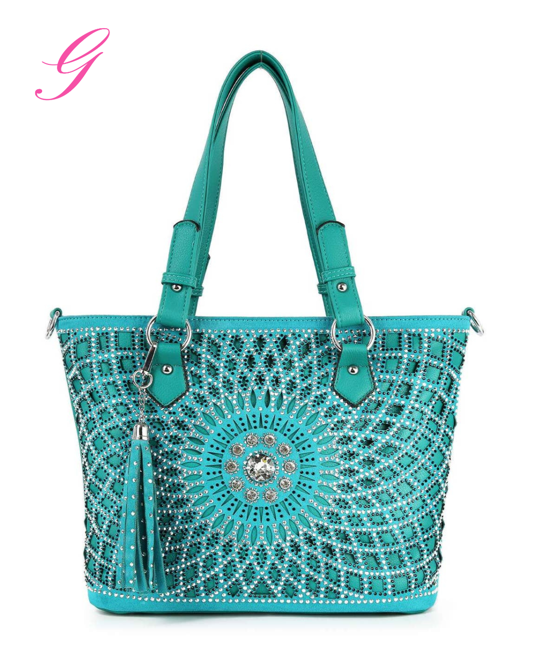 Riviera Rhinestone Bling Handbag