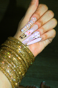 Glam Girl Leopard Press-On Nails